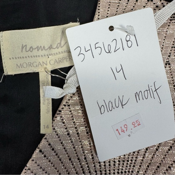 Anthropologie x Nomad Morgan Carper Pleated Skirt Midi Dress - Picture 3 of 10